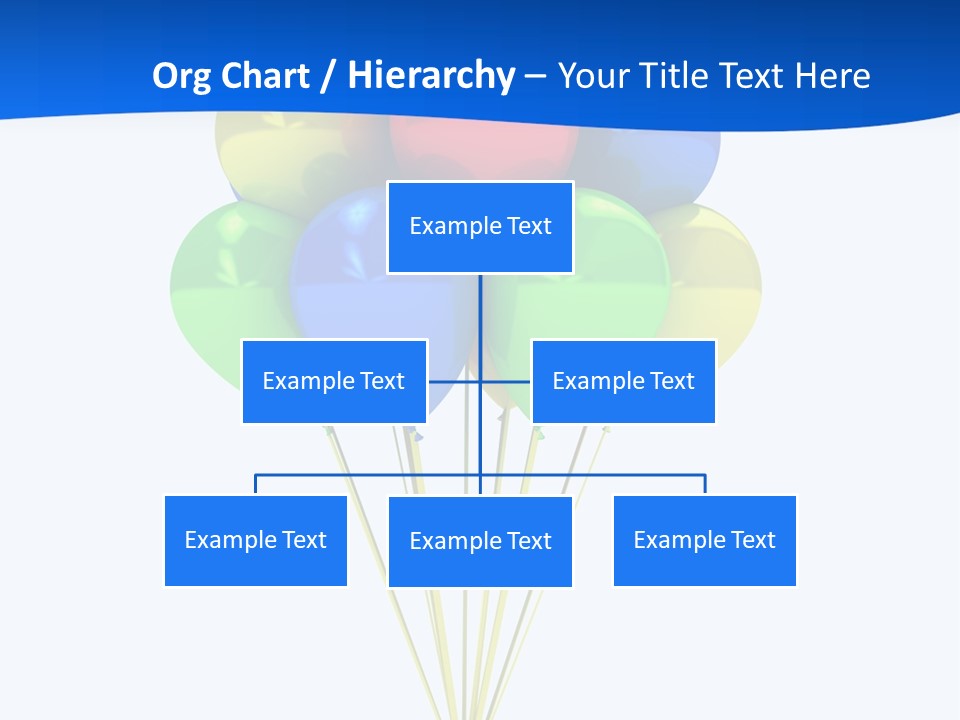 Celebration Helium Bunch PowerPoint Template
