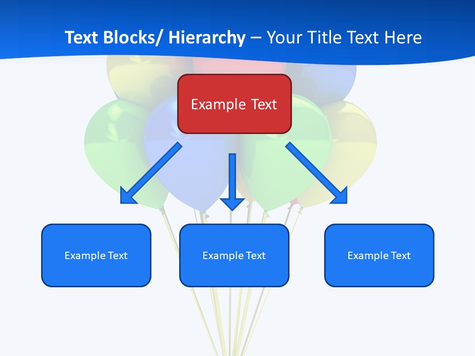 Celebration Helium Bunch PowerPoint Template