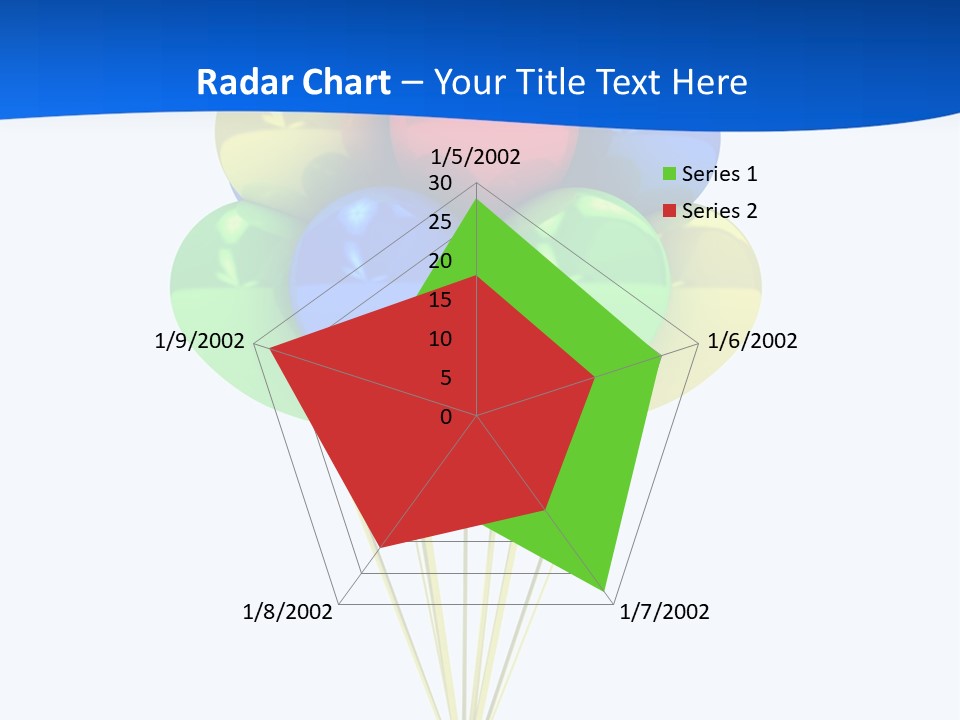 Celebration Helium Bunch PowerPoint Template