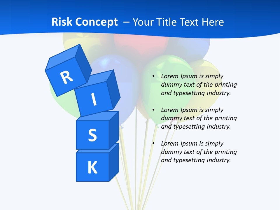 Celebration Helium Bunch PowerPoint Template