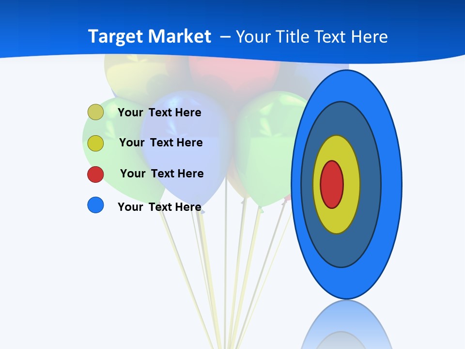 Celebration Helium Bunch PowerPoint Template