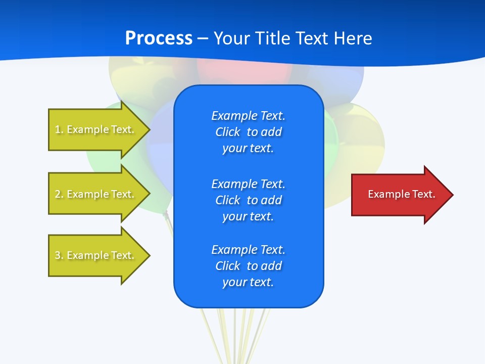 Celebration Helium Bunch PowerPoint Template