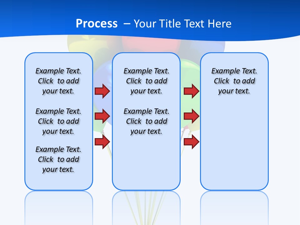 Celebration Helium Bunch PowerPoint Template