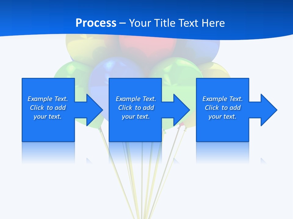 Celebration Helium Bunch PowerPoint Template