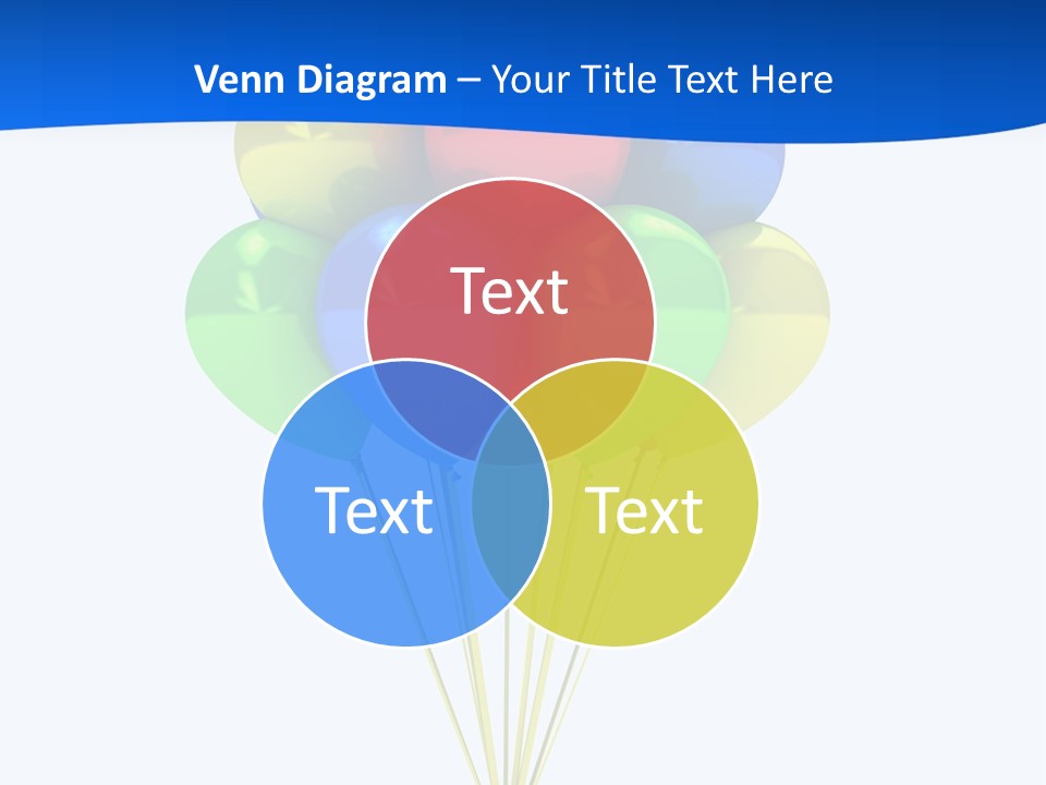 Celebration Helium Bunch PowerPoint Template