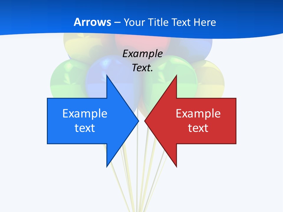 Celebration Helium Bunch PowerPoint Template