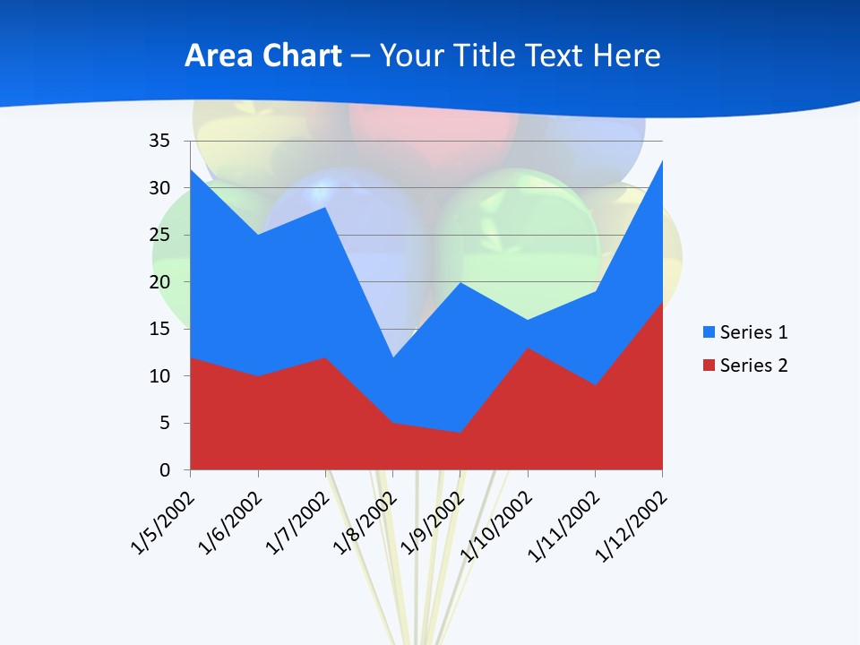 Celebration Helium Bunch PowerPoint Template