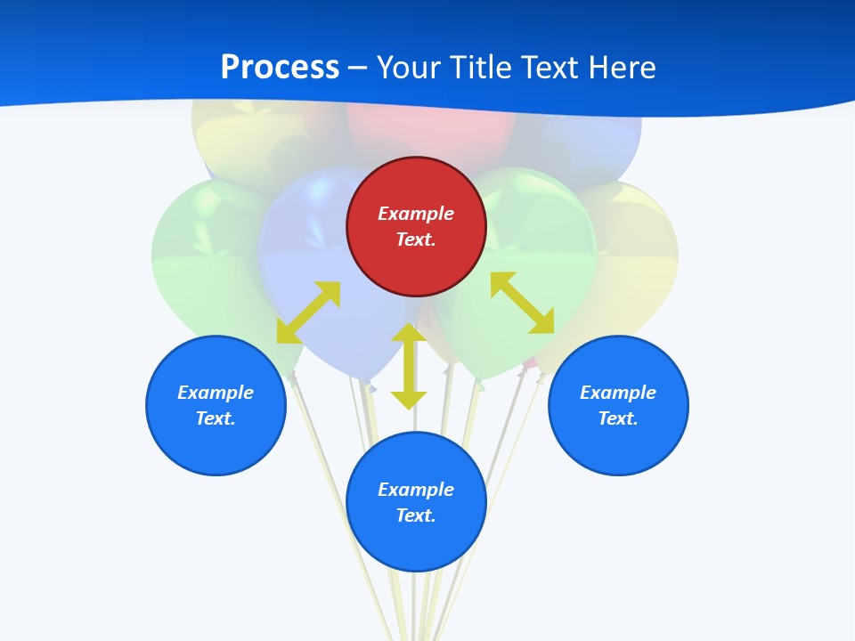 Celebration Helium Bunch PowerPoint Template