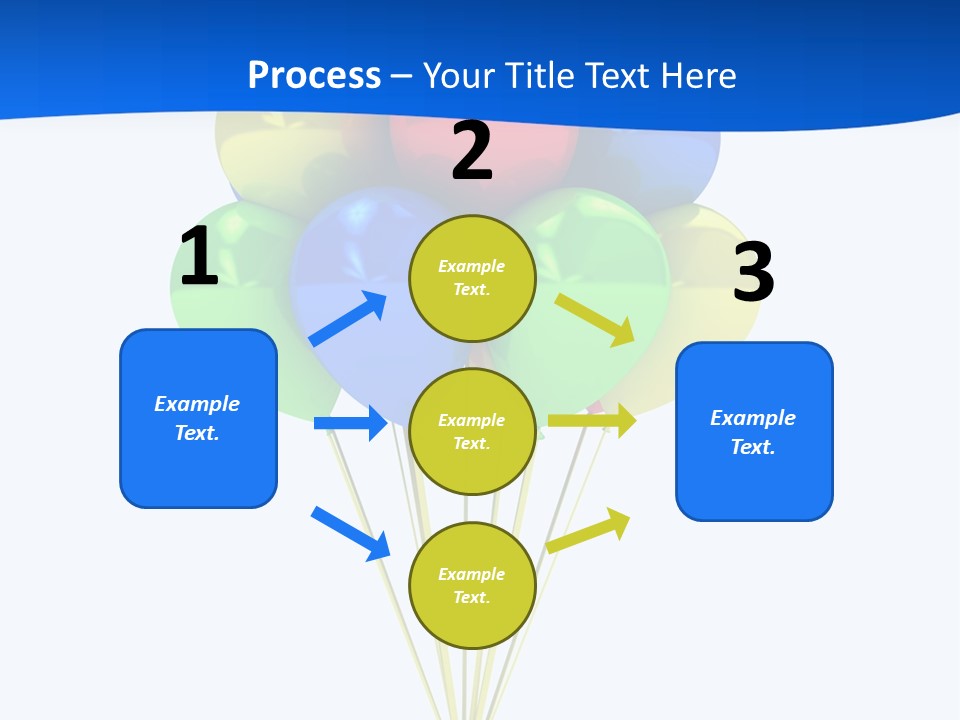 Celebration Helium Bunch PowerPoint Template