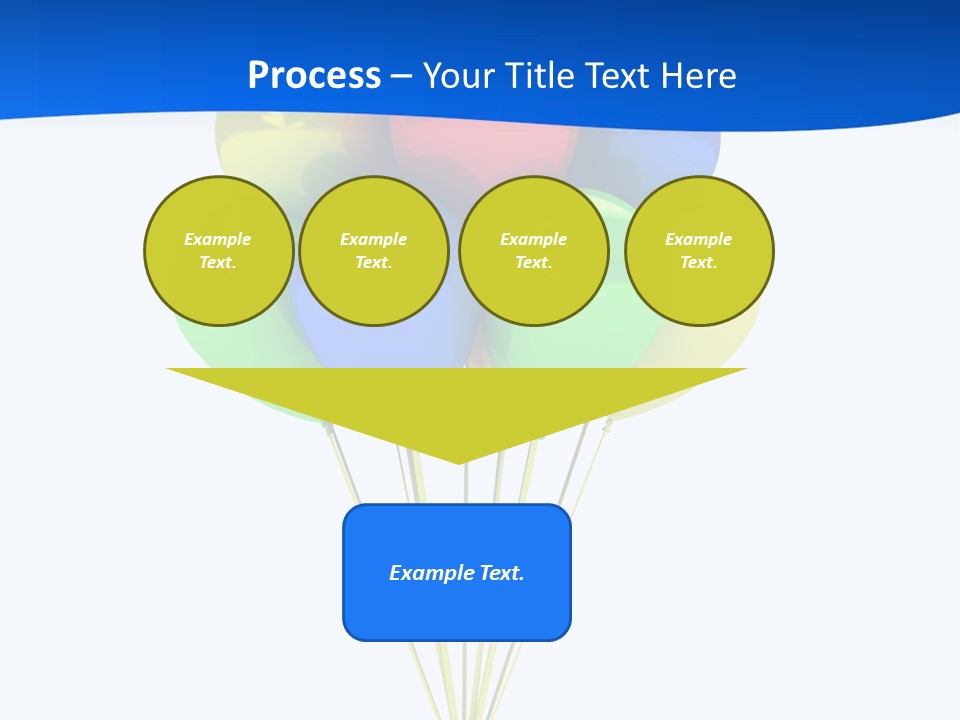 Celebration Helium Bunch PowerPoint Template