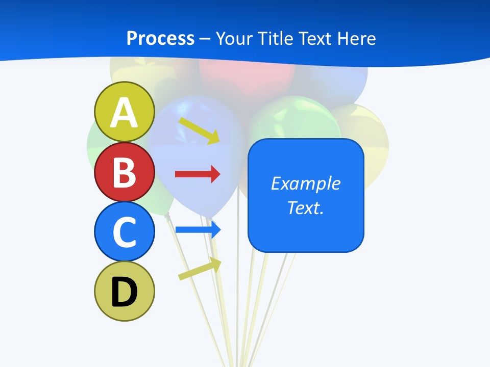 Celebration Helium Bunch PowerPoint Template