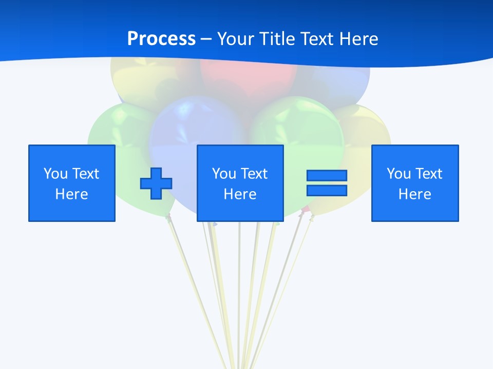 Celebration Helium Bunch PowerPoint Template