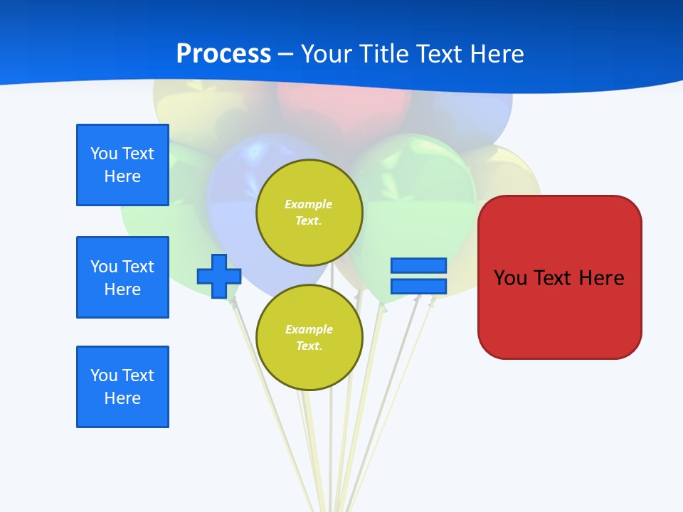 Celebration Helium Bunch PowerPoint Template