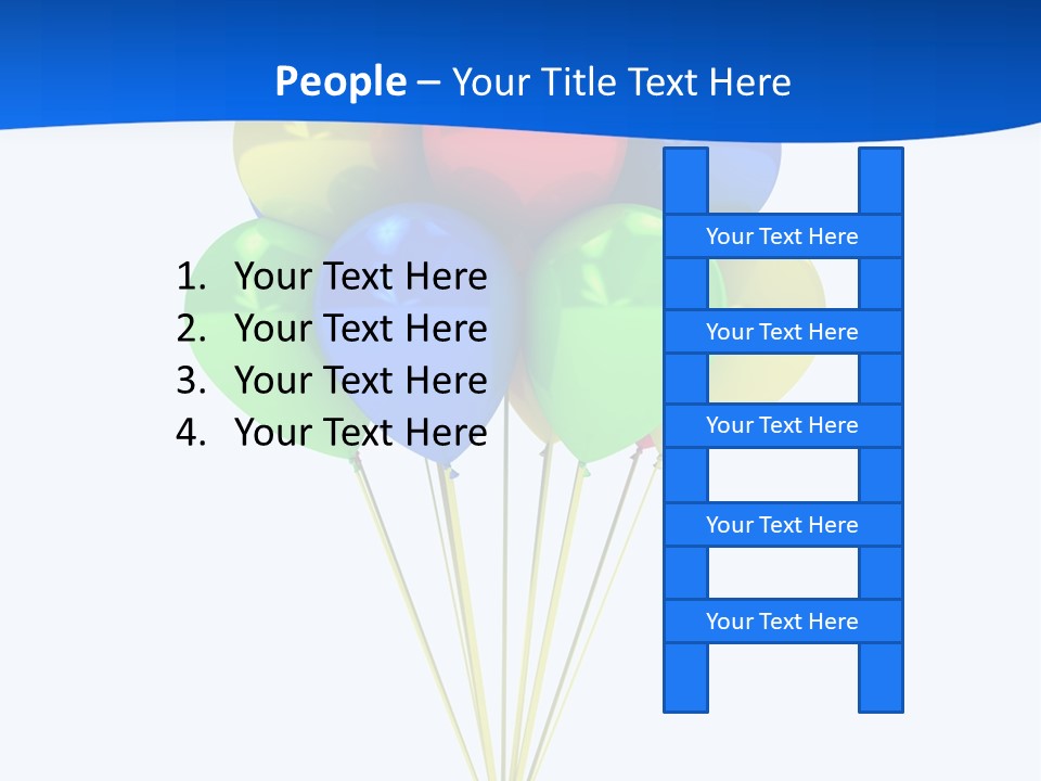 Celebration Helium Bunch PowerPoint Template