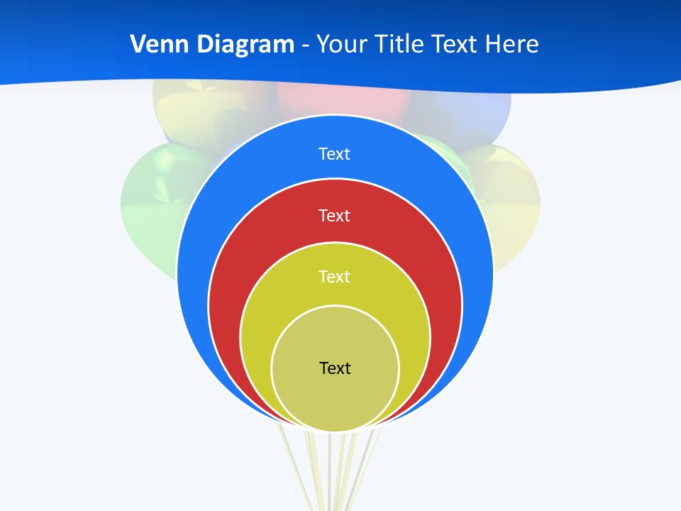 Celebration Helium Bunch PowerPoint Template