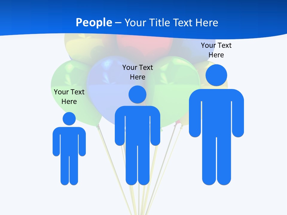 Celebration Helium Bunch PowerPoint Template