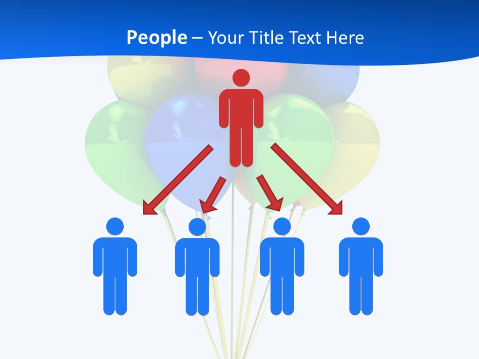 Celebration Helium Bunch PowerPoint Template