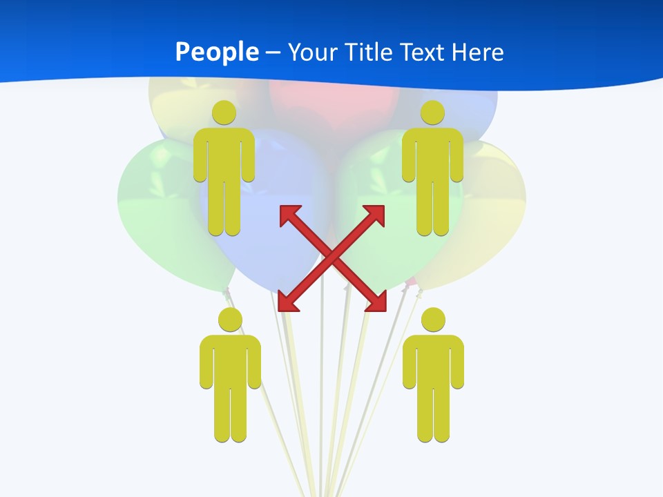 Celebration Helium Bunch PowerPoint Template