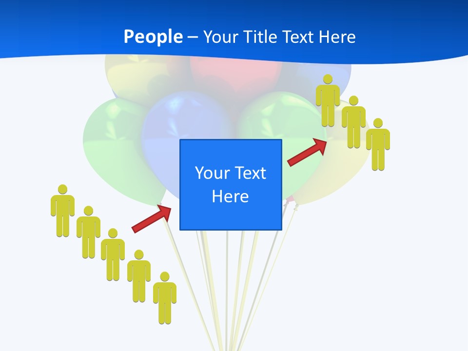 Celebration Helium Bunch PowerPoint Template