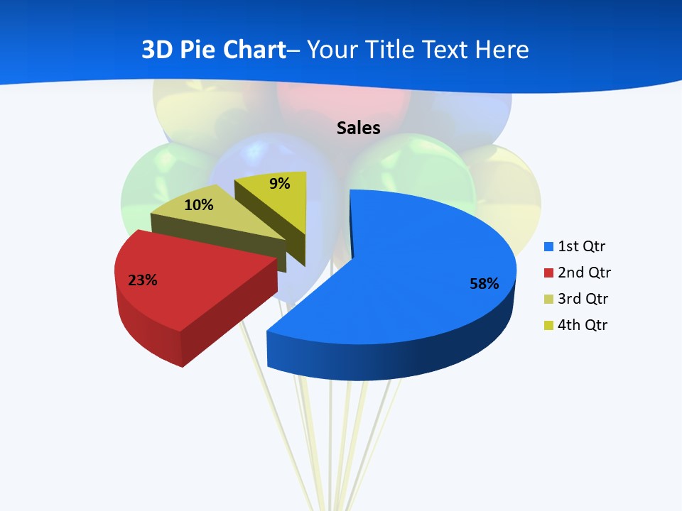 Celebration Helium Bunch PowerPoint Template