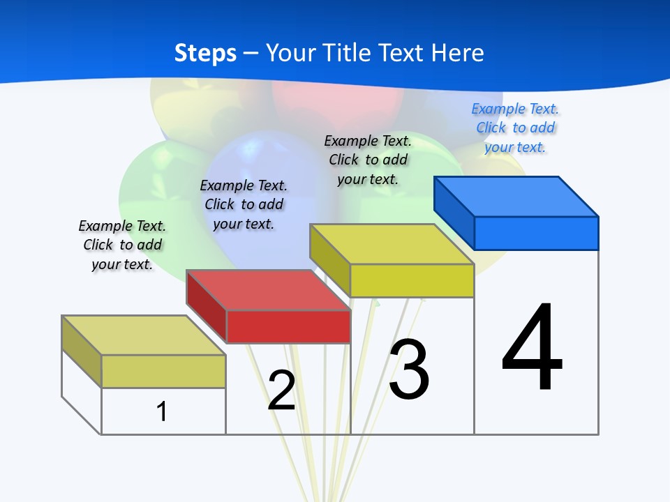 Celebration Helium Bunch PowerPoint Template