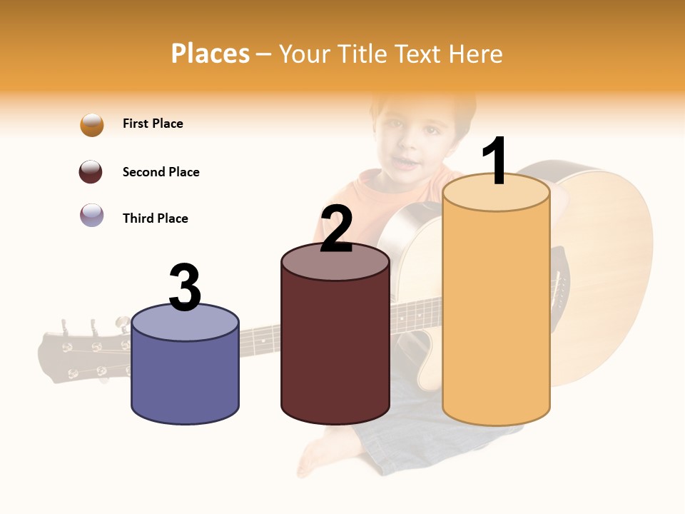 Melody Cute Kid PowerPoint Template