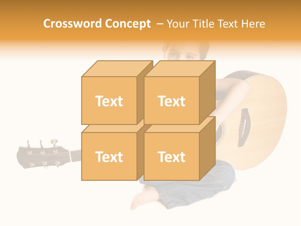 Melody Cute Kid PowerPoint Template