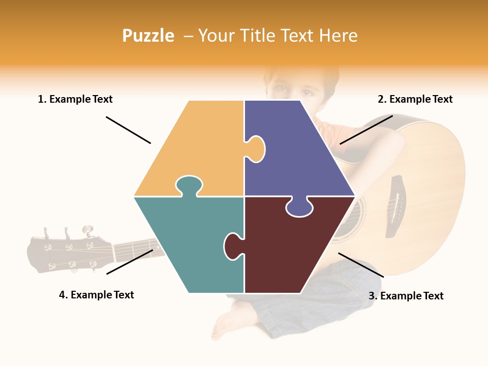 Melody Cute Kid PowerPoint Template