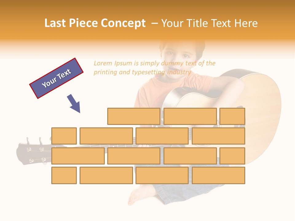 Melody Cute Kid PowerPoint Template