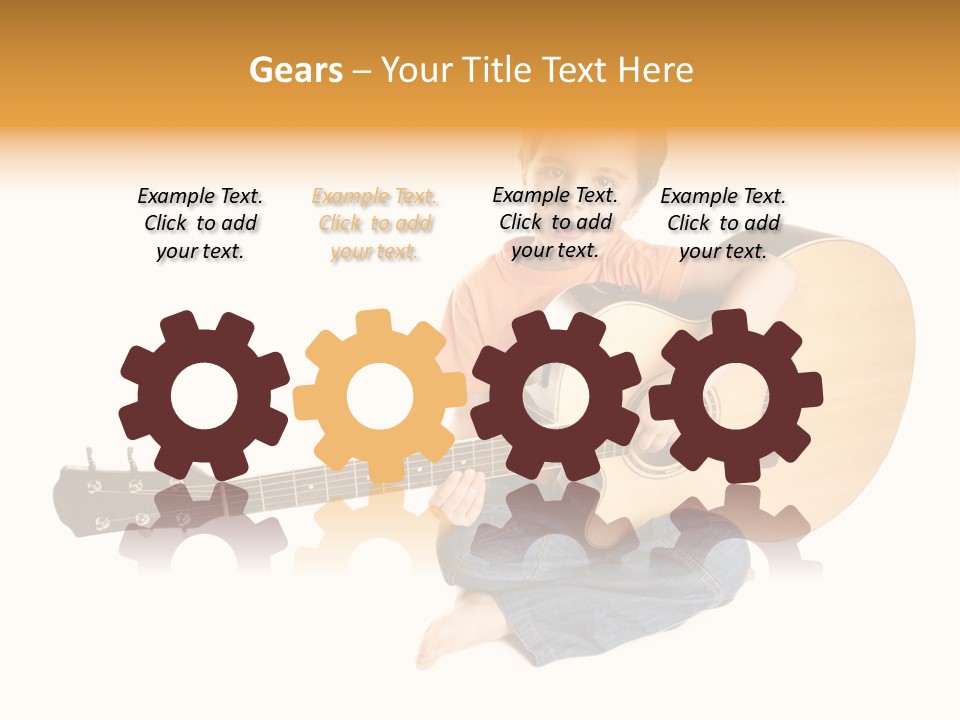 Melody Cute Kid PowerPoint Template