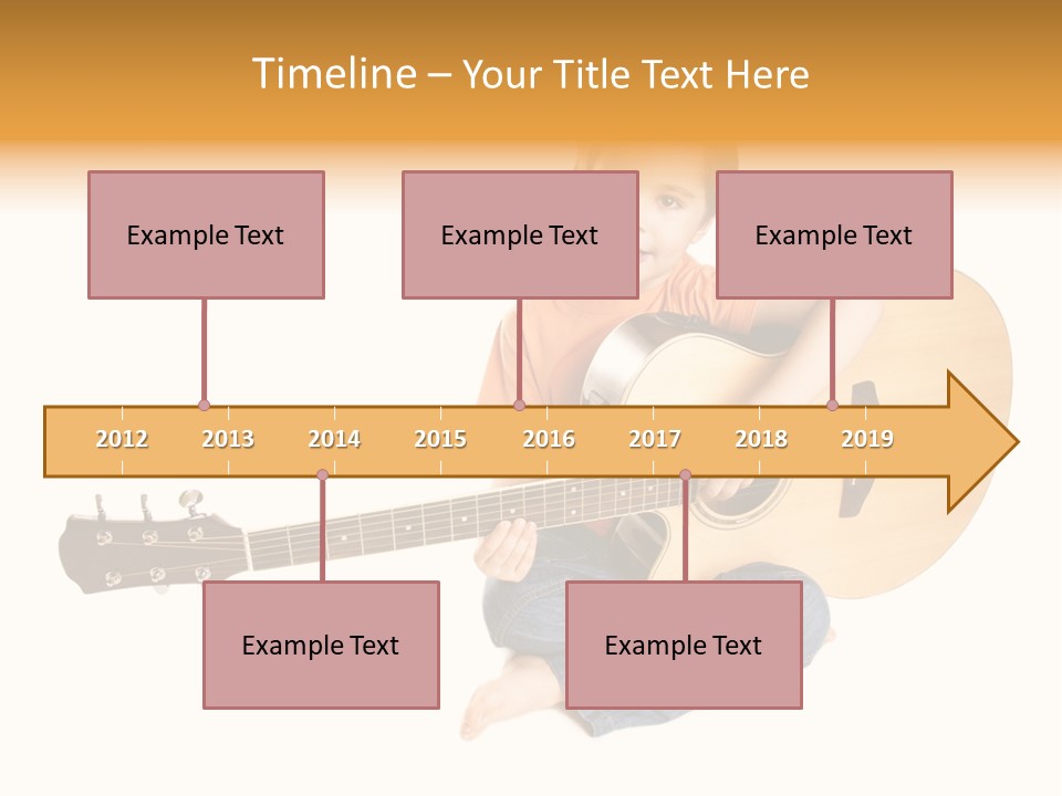 Melody Cute Kid PowerPoint Template