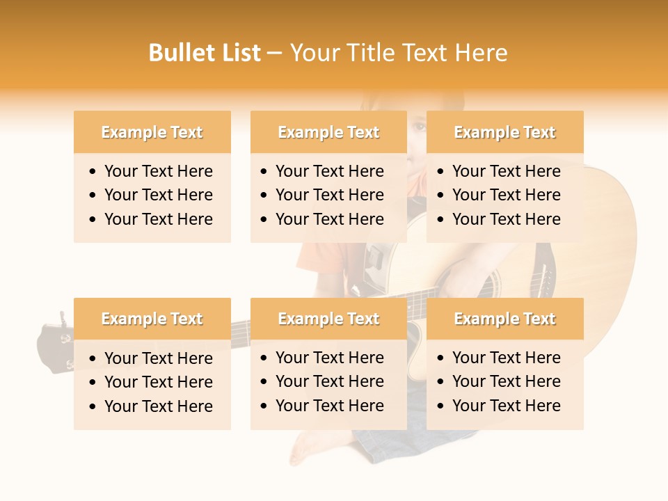 Melody Cute Kid PowerPoint Template