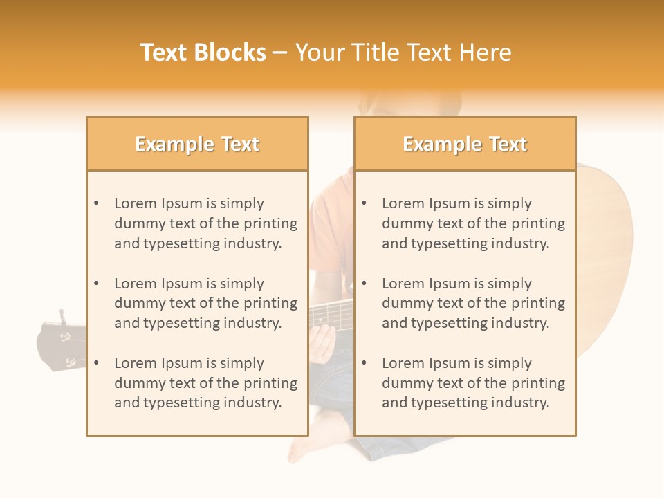 Melody Cute Kid PowerPoint Template