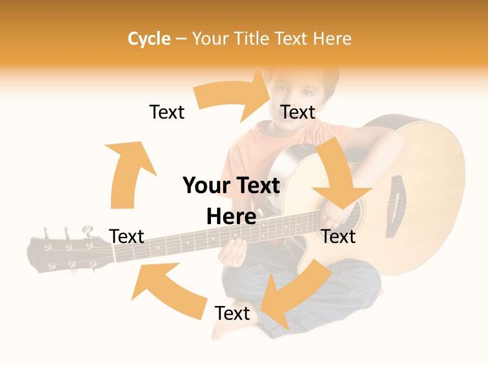 Melody Cute Kid PowerPoint Template