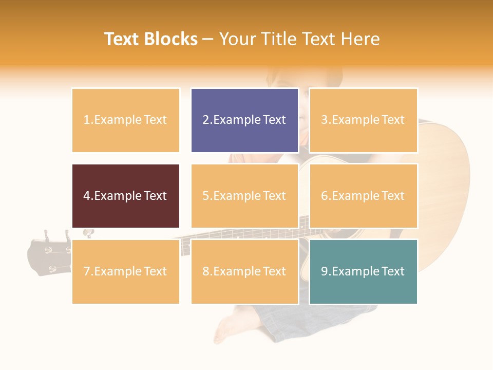 Melody Cute Kid PowerPoint Template