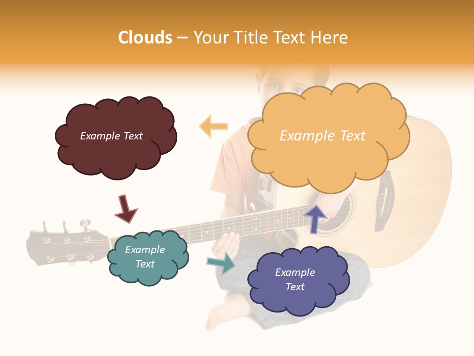 Melody Cute Kid PowerPoint Template