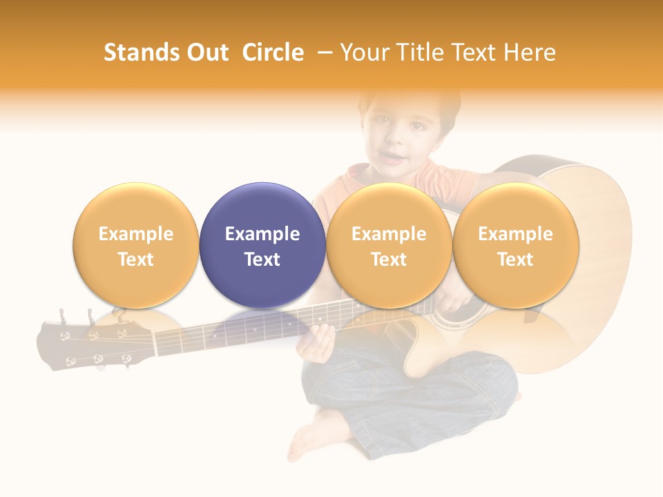 Melody Cute Kid PowerPoint Template