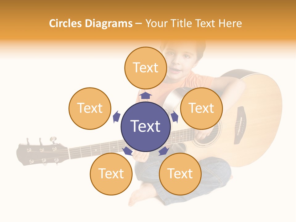 Melody Cute Kid PowerPoint Template