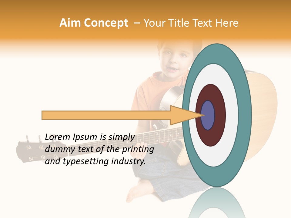 Melody Cute Kid PowerPoint Template