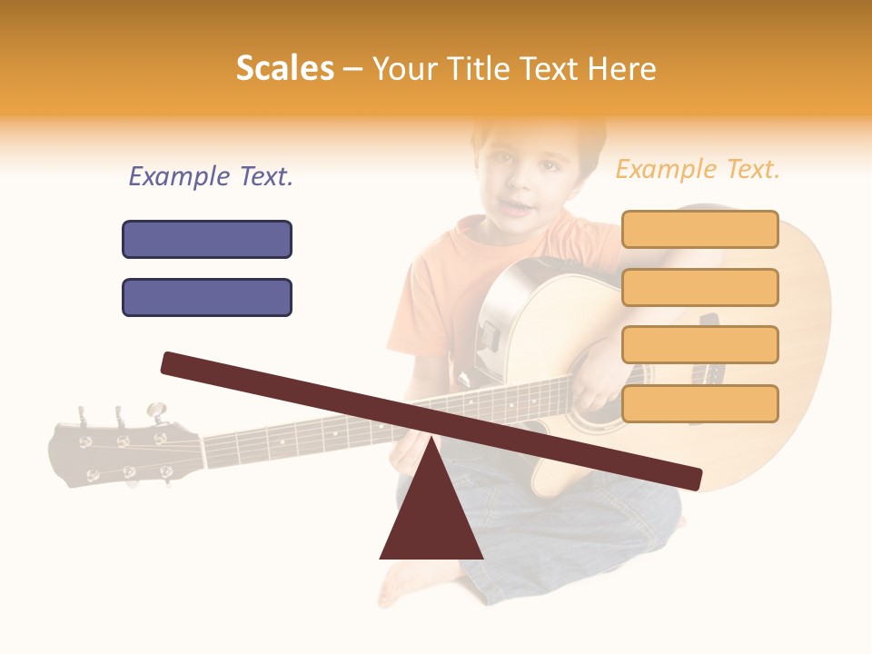 Melody Cute Kid PowerPoint Template