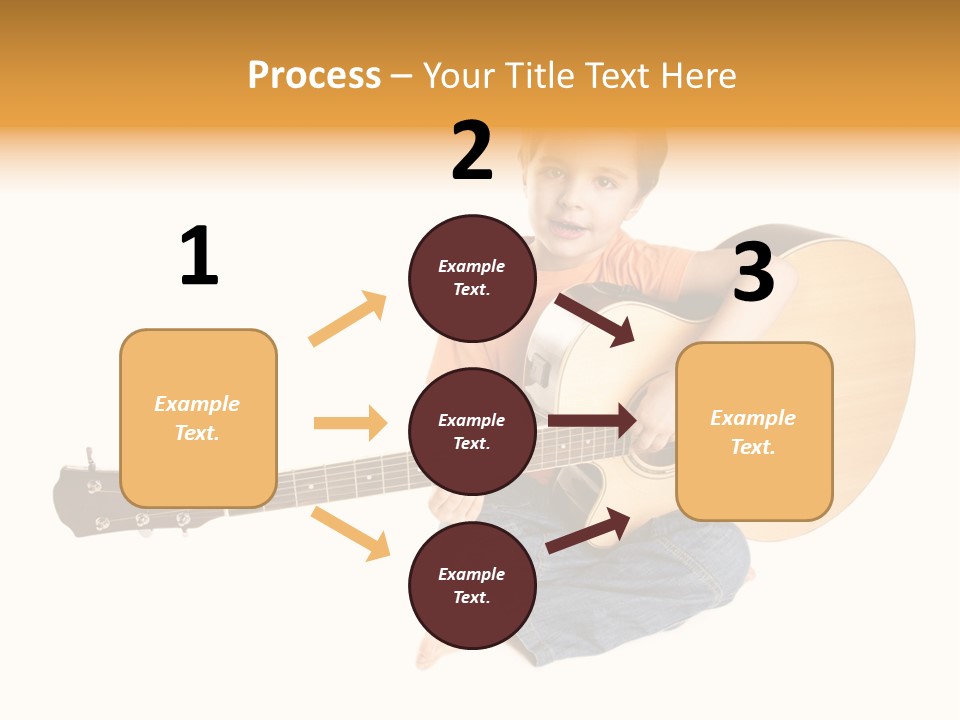 Melody Cute Kid PowerPoint Template