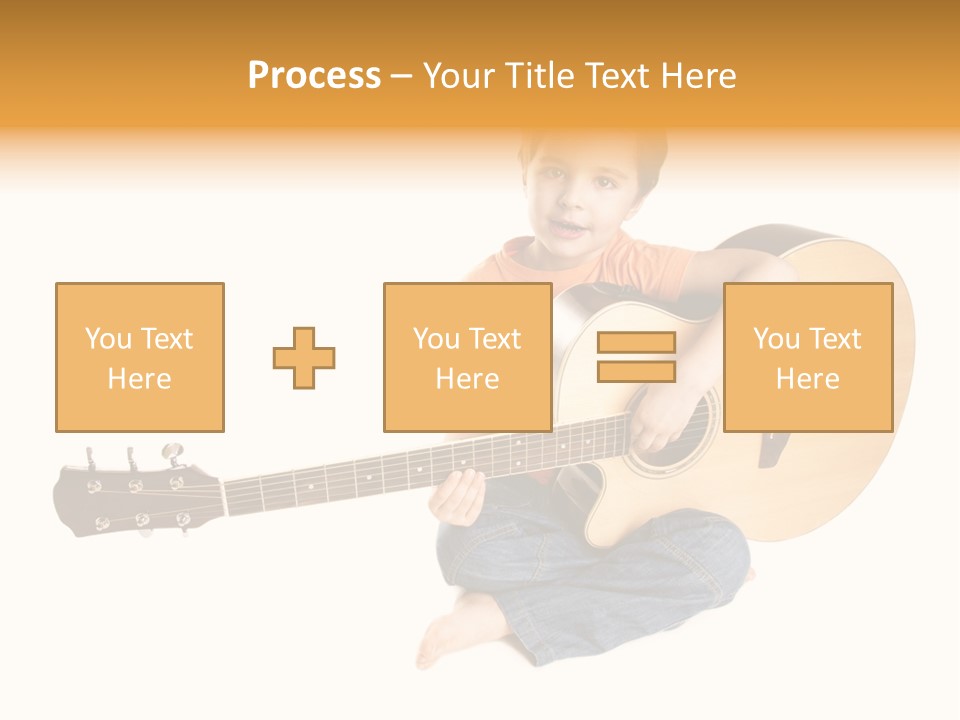 Melody Cute Kid PowerPoint Template