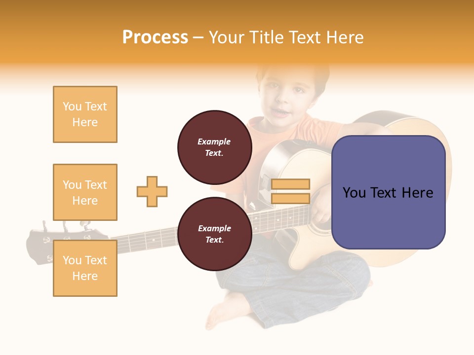 Melody Cute Kid PowerPoint Template