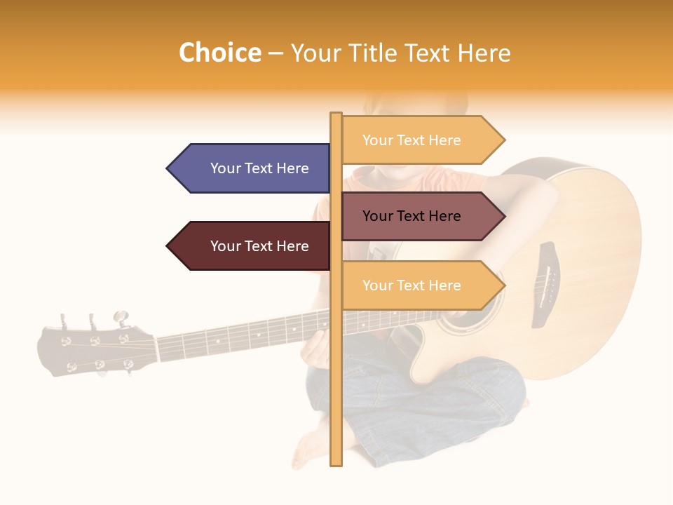 Melody Cute Kid PowerPoint Template