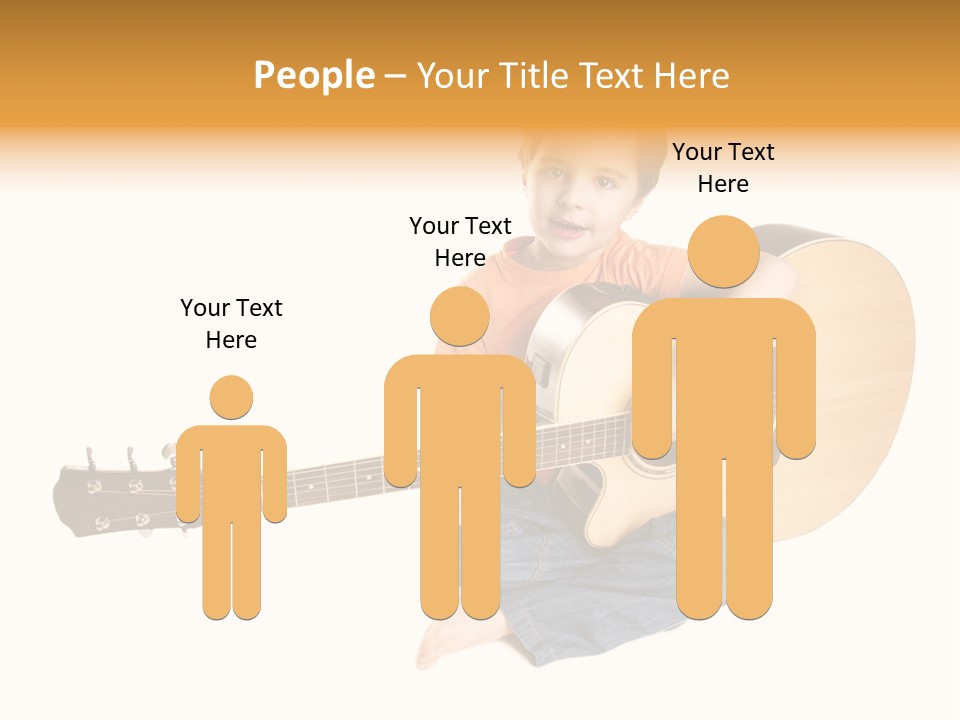 Melody Cute Kid PowerPoint Template