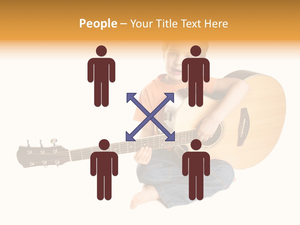 Melody Cute Kid PowerPoint Template