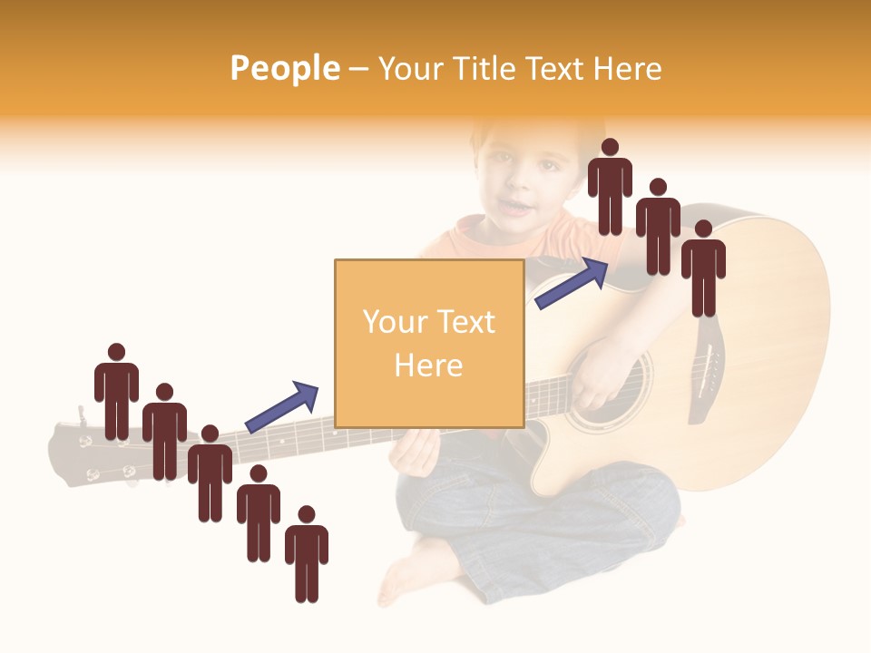 Melody Cute Kid PowerPoint Template