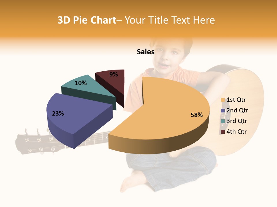 Melody Cute Kid PowerPoint Template