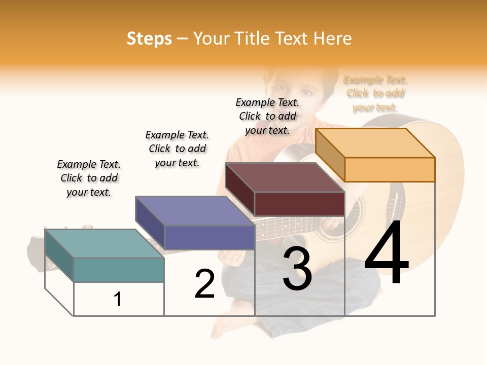 Melody Cute Kid PowerPoint Template