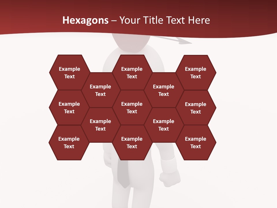 White Center Illustration PowerPoint Template